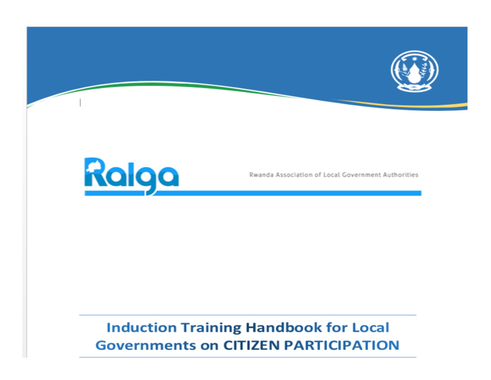 CITIZEN PARTICIPATION